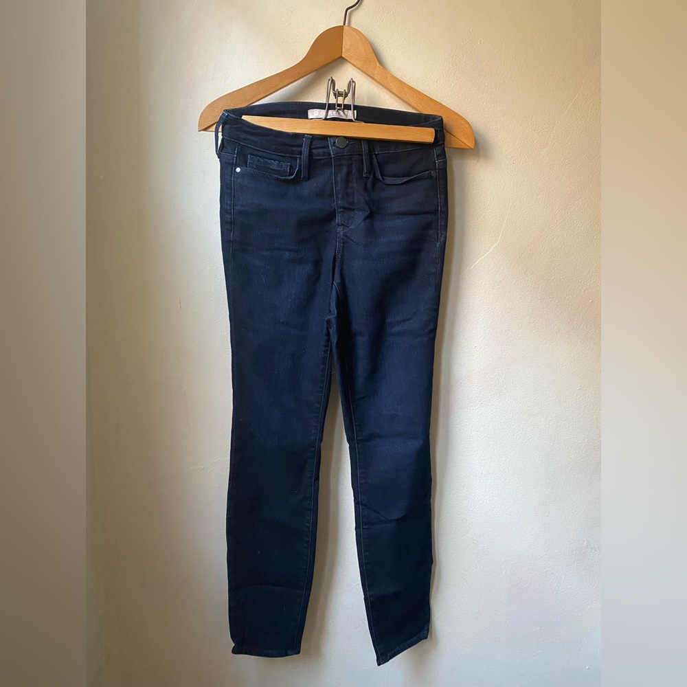 Athleta Dark Wash Straight Leg Jeans